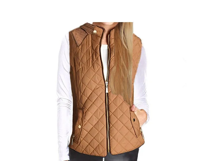 46 Navy Quilted Vest - The Aspen