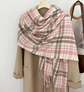 Babakud Autumn and Winter Stylish Plaid Scarf