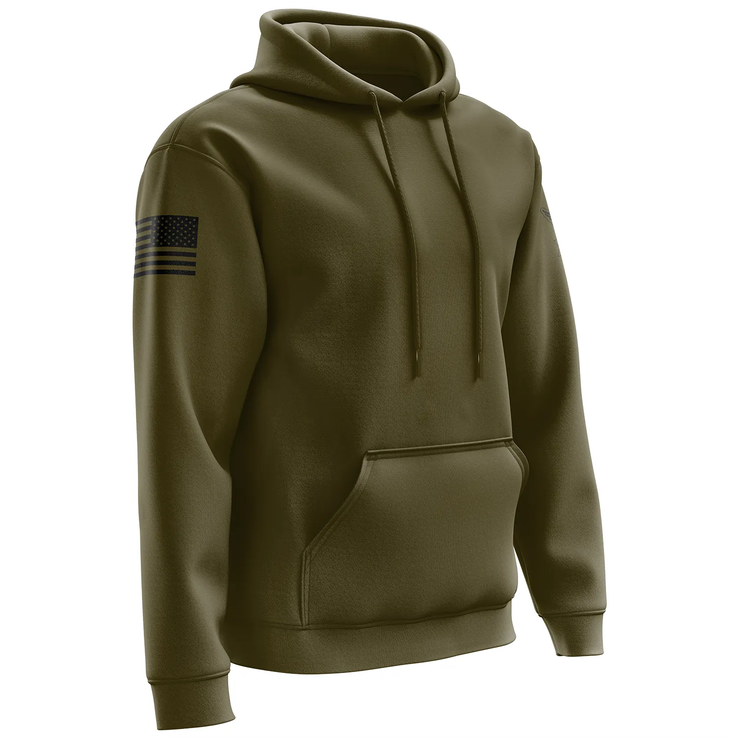 Basic - Olive   Black Hoodie