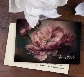 Be Still Wooden Postcard