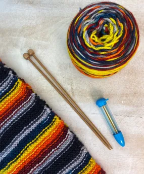 BEGINNER'S SCARF KNITTING KIT