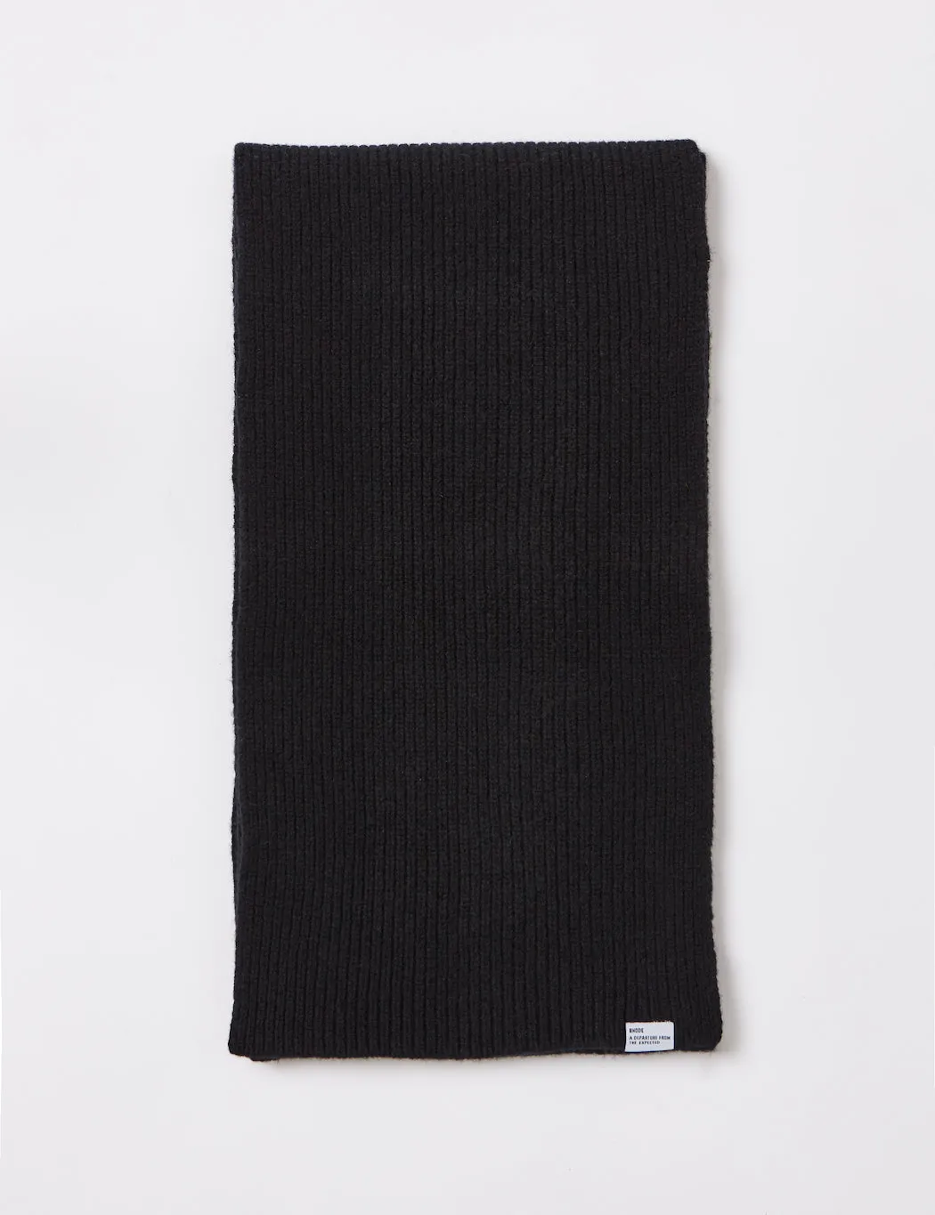 Bhode Hawick Scarf (Lambswool)  - Black