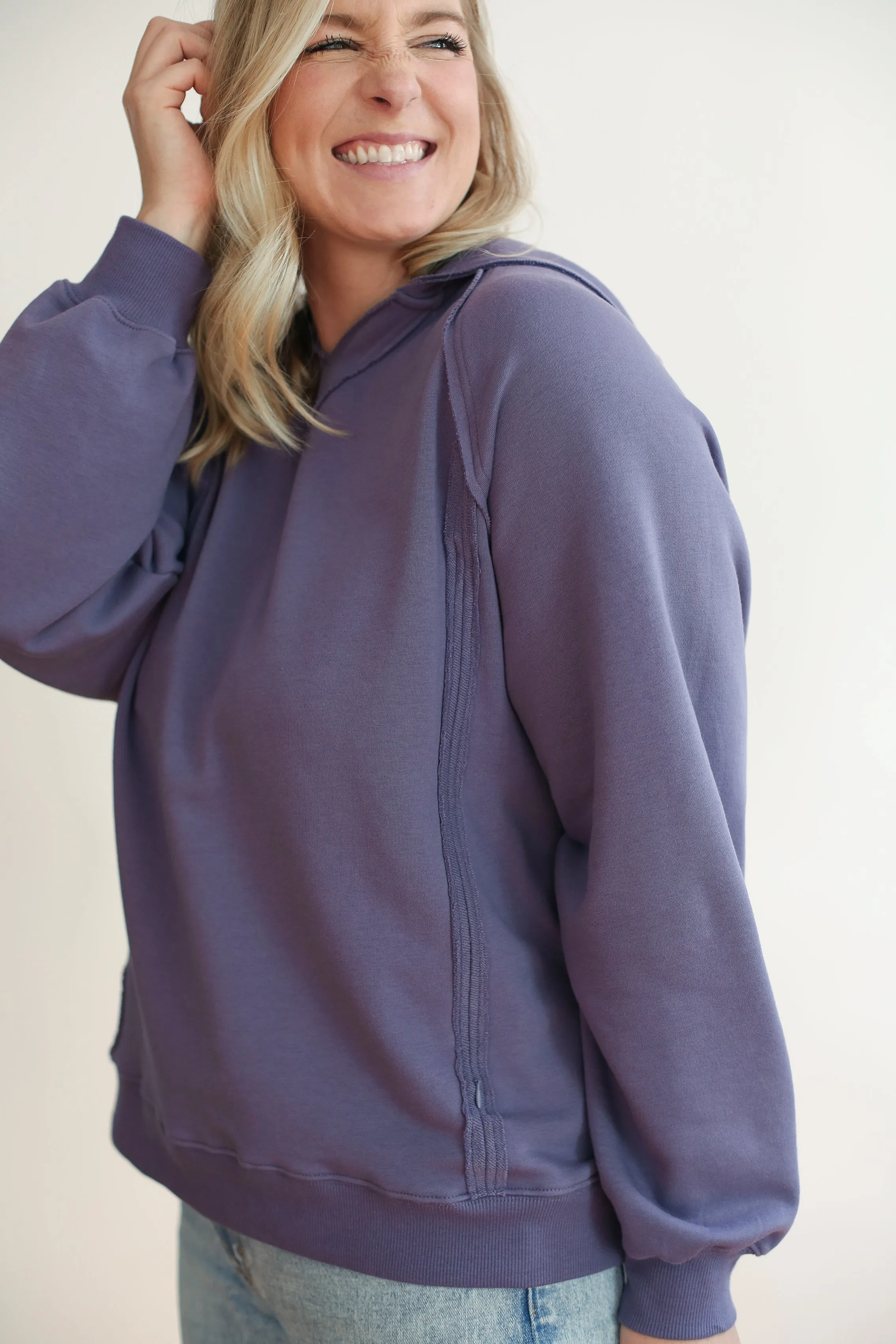 Big Hug Vertical Zip Breastfeeding Hoodie