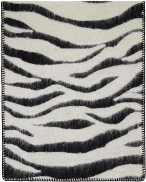 Black & White 'The Zebra Brushed' Scarf