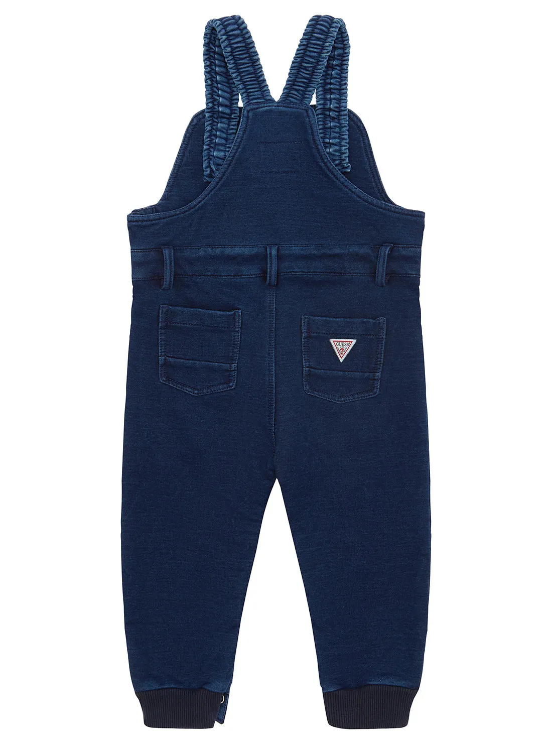 Blue Denim Knit Overall (0-12M)