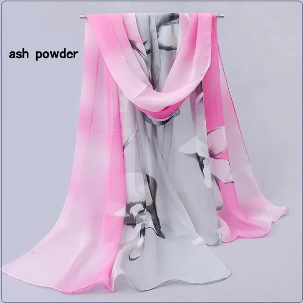 Brand new woman scarf long arab hijab print silk chiffon scarves fashion shawl 160cm*50cm