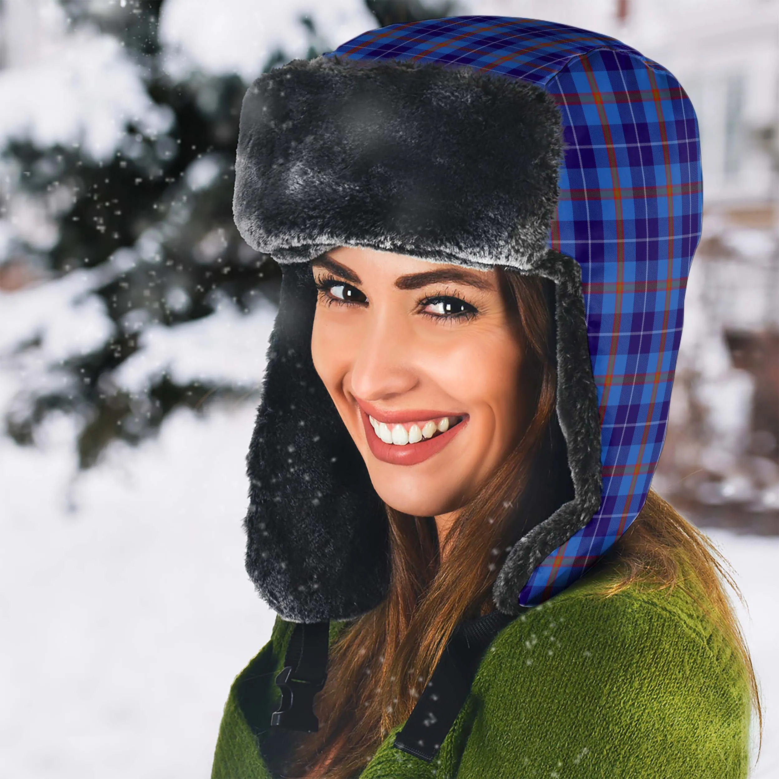 Bryson Tartan Winter Trapper Hat