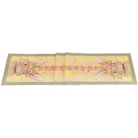 Bunny Flower Crown Table Runner