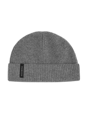 Cashmere beanie men "Brage" - dark grey