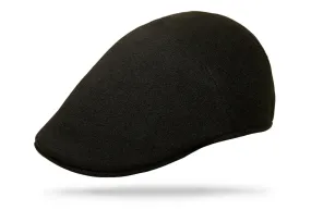 Cashmere Driving Cap - Black