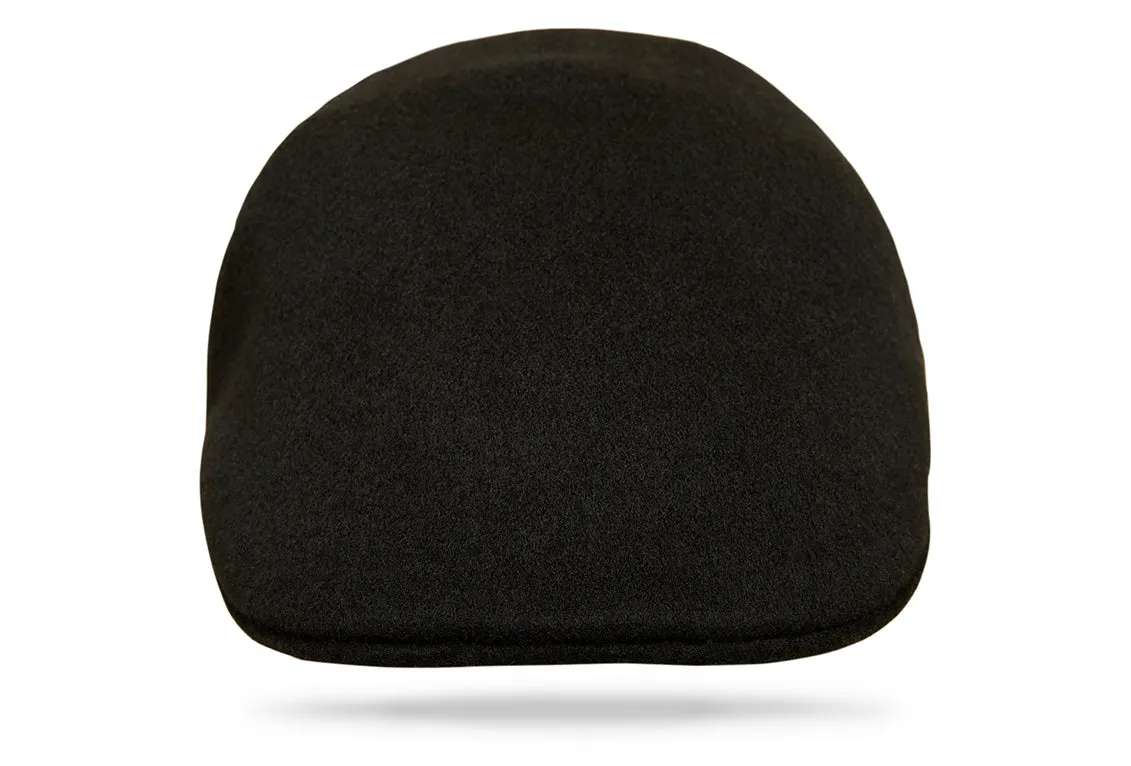 Cashmere Driving Cap - Black