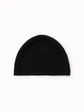 Cashmere Rib Knit Beanie