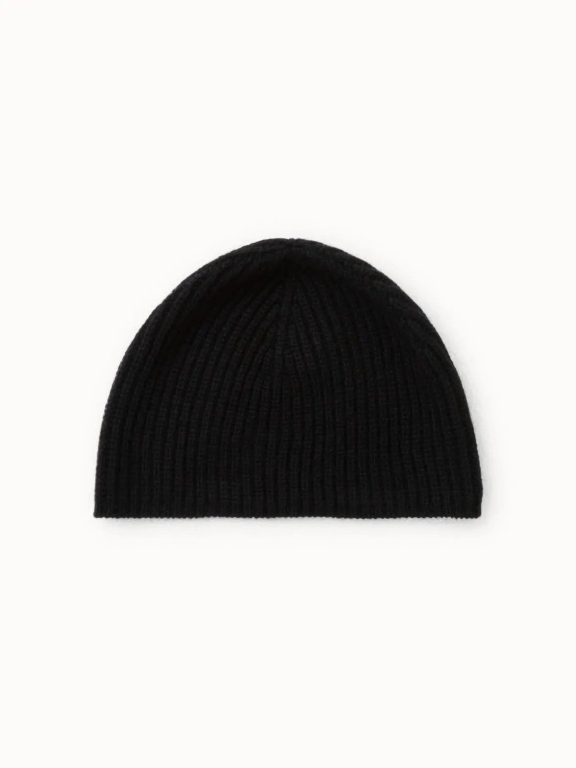 Cashmere Rib Knit Beanie