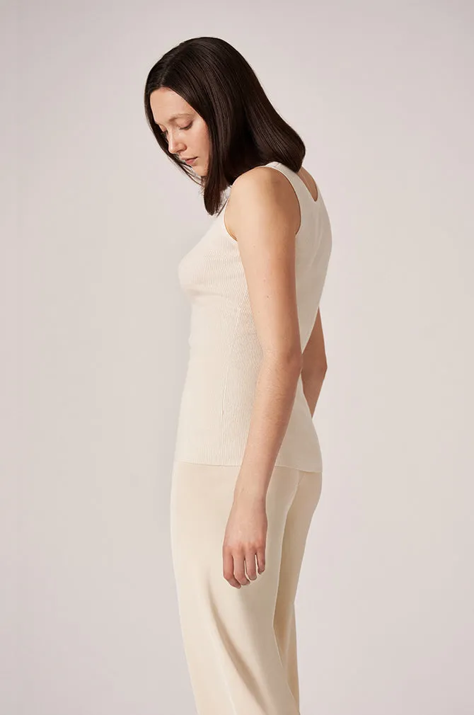 CASHMERE / SILK RIB TANK