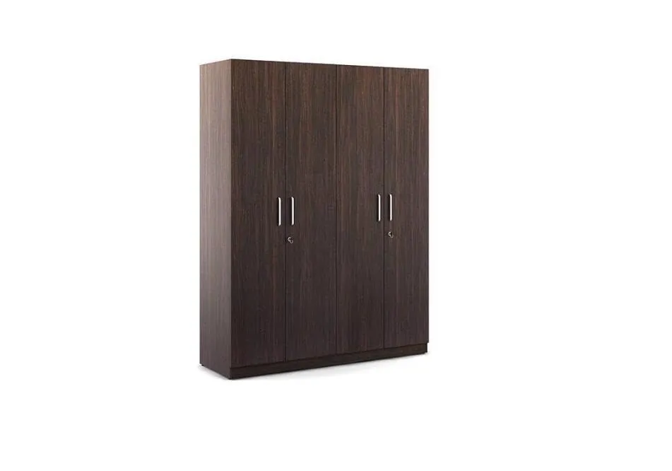 CASPIAN Furniture 4 Door Wardrobe for Living Room || Bedroom || Size in Inches (82x63x21)