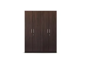 CASPIAN Furniture 4 Door Wardrobe for Living Room || Bedroom || Size in Inches (82x63x21)