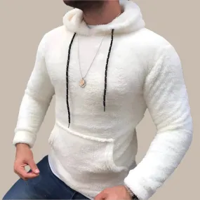 Casual Solid Winter Hoodies