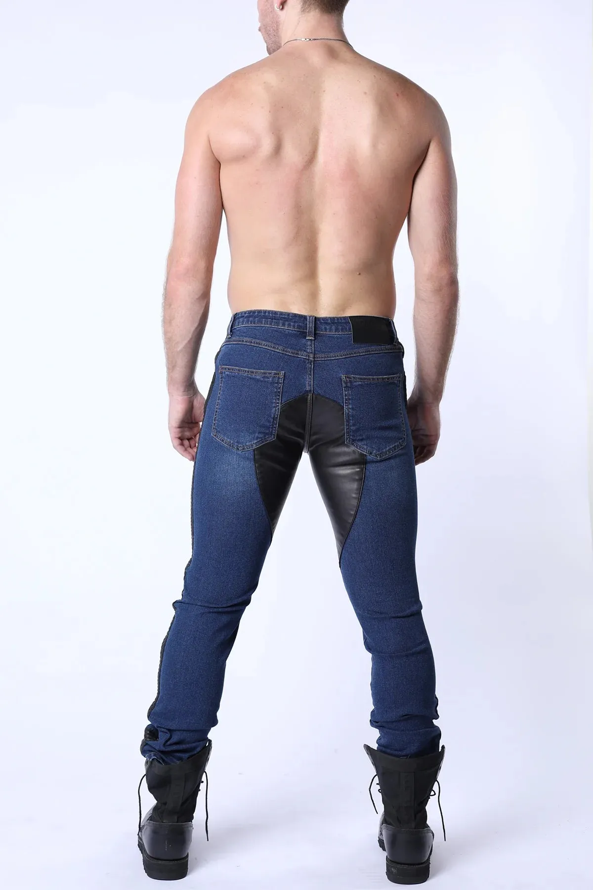 CELLBLOCK 13 SADDLEBACK DENIM PANT DARK BLUE