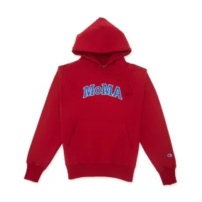 Champion Hoodie - MoMA Edition - Cardinal Red