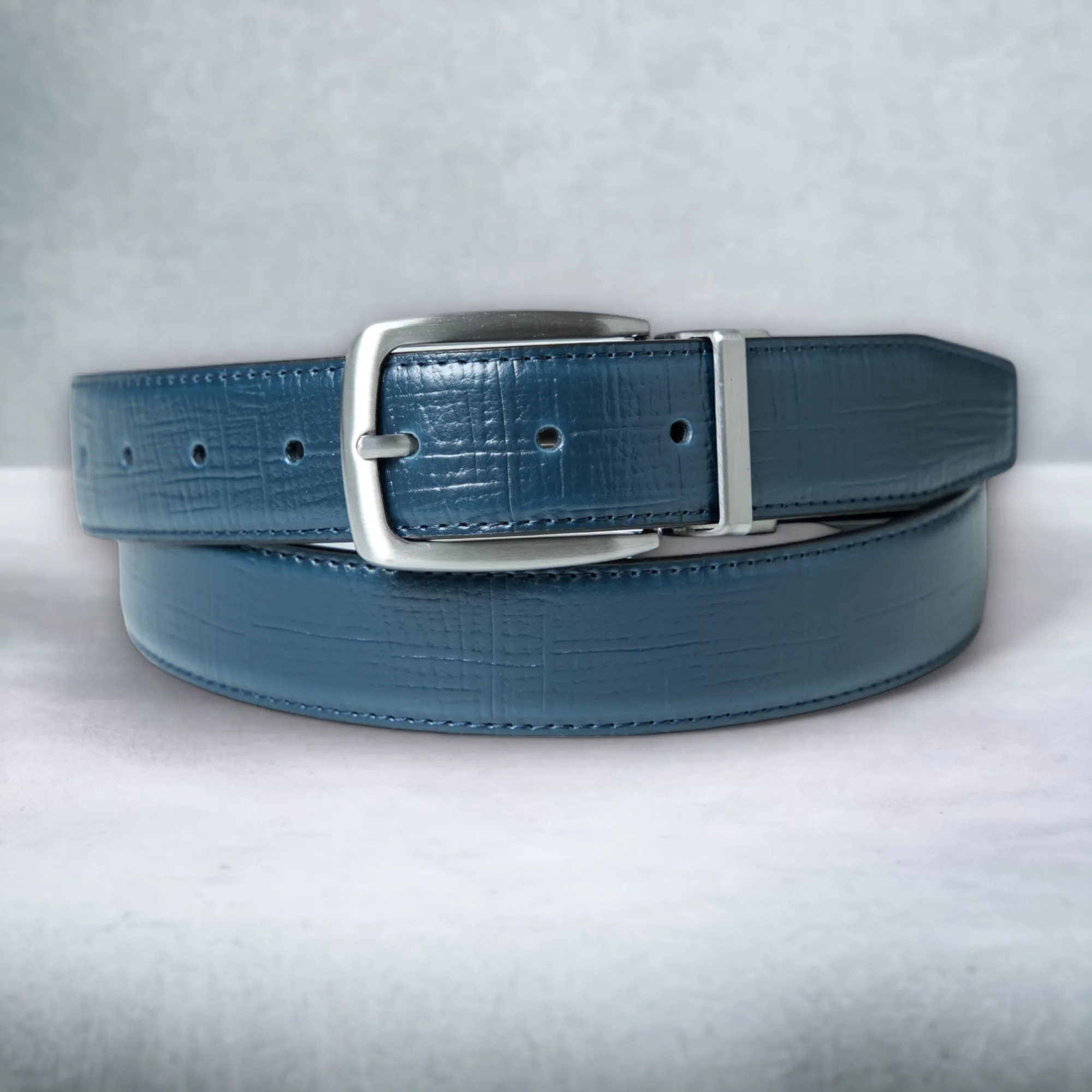 Chokore Double Sided Leather Belt (Blue)