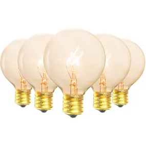 Clear G50 Globe Light Bulbs