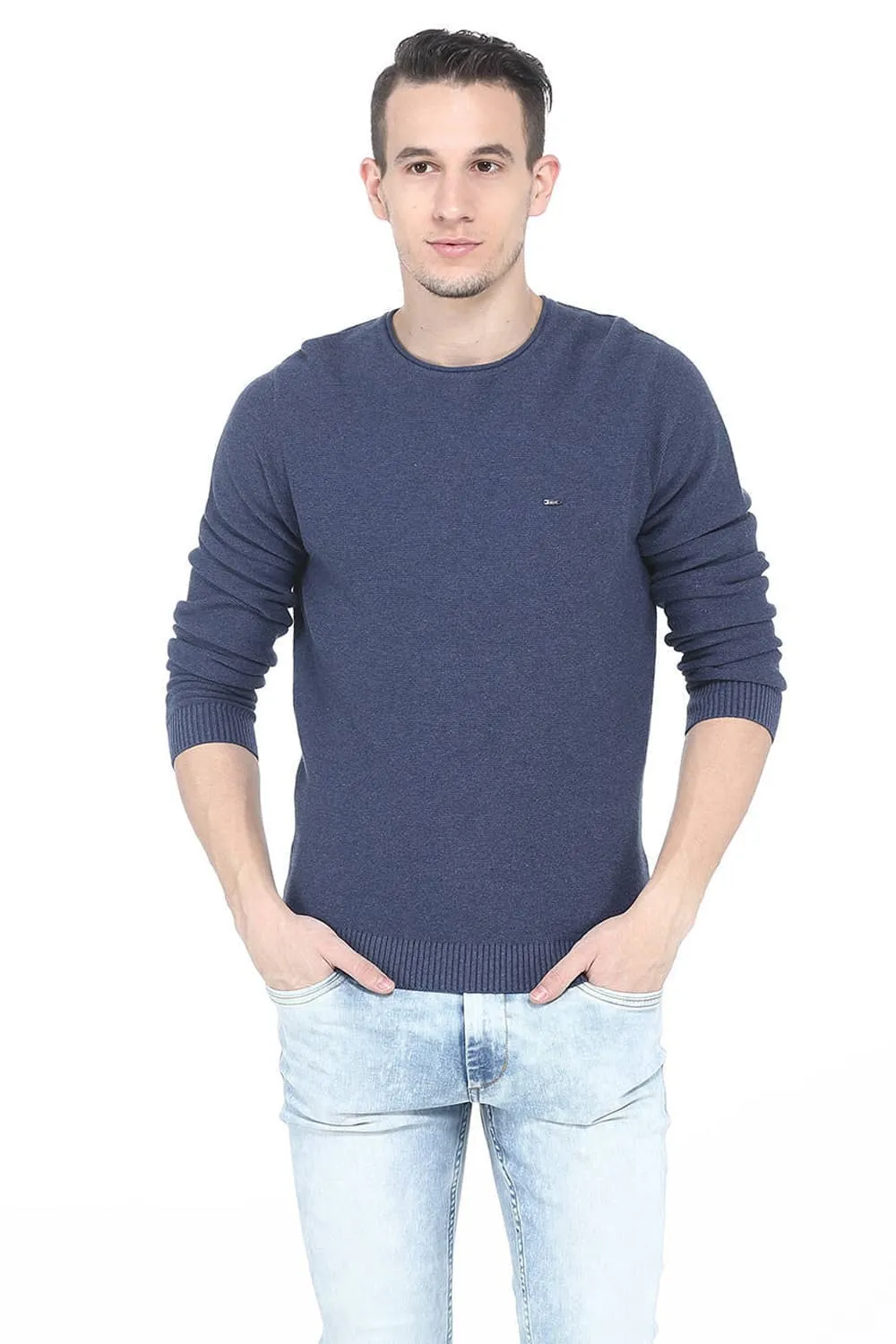 Comfort Fit Mens Roll Neck Sweater