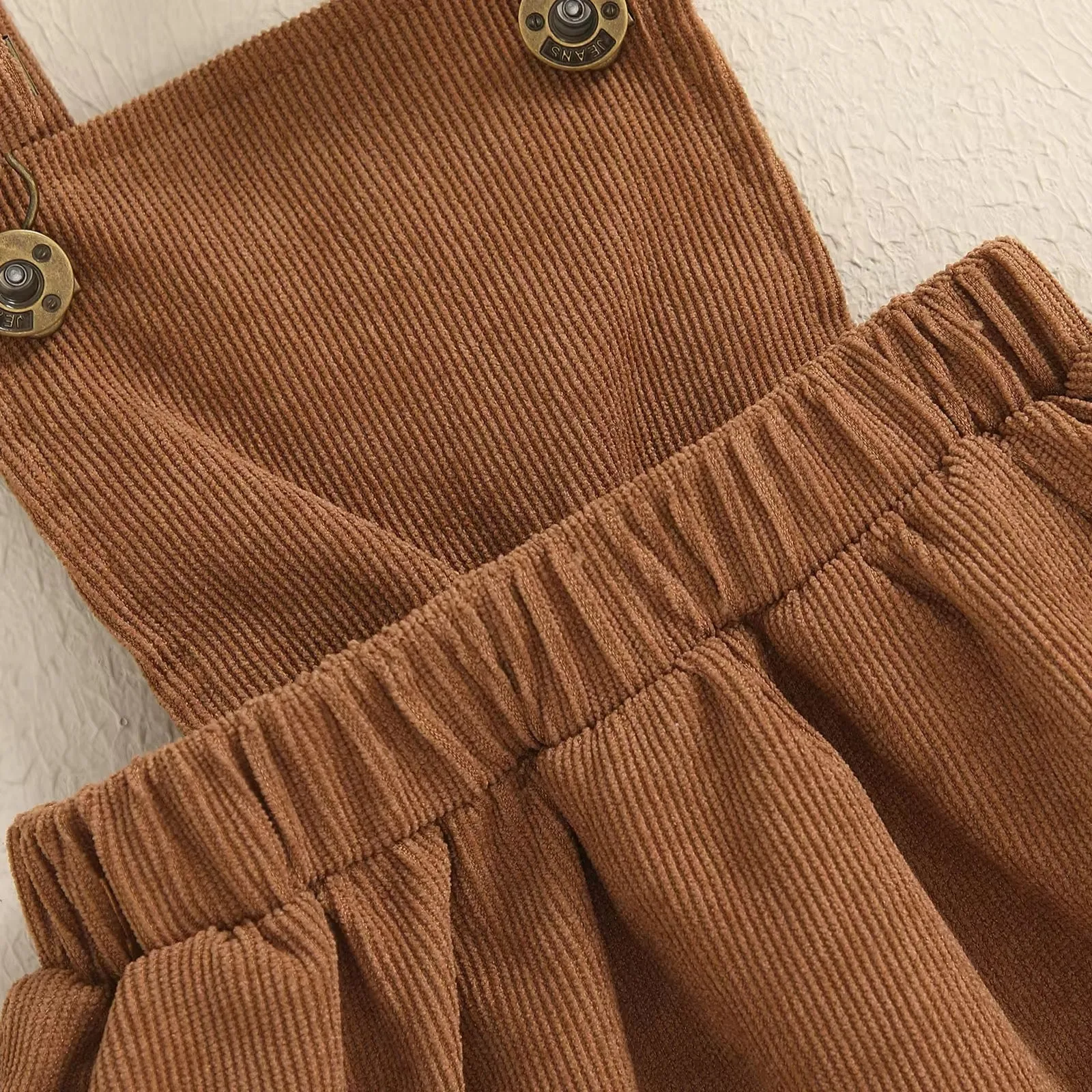 Corduroy Overall Dress Set