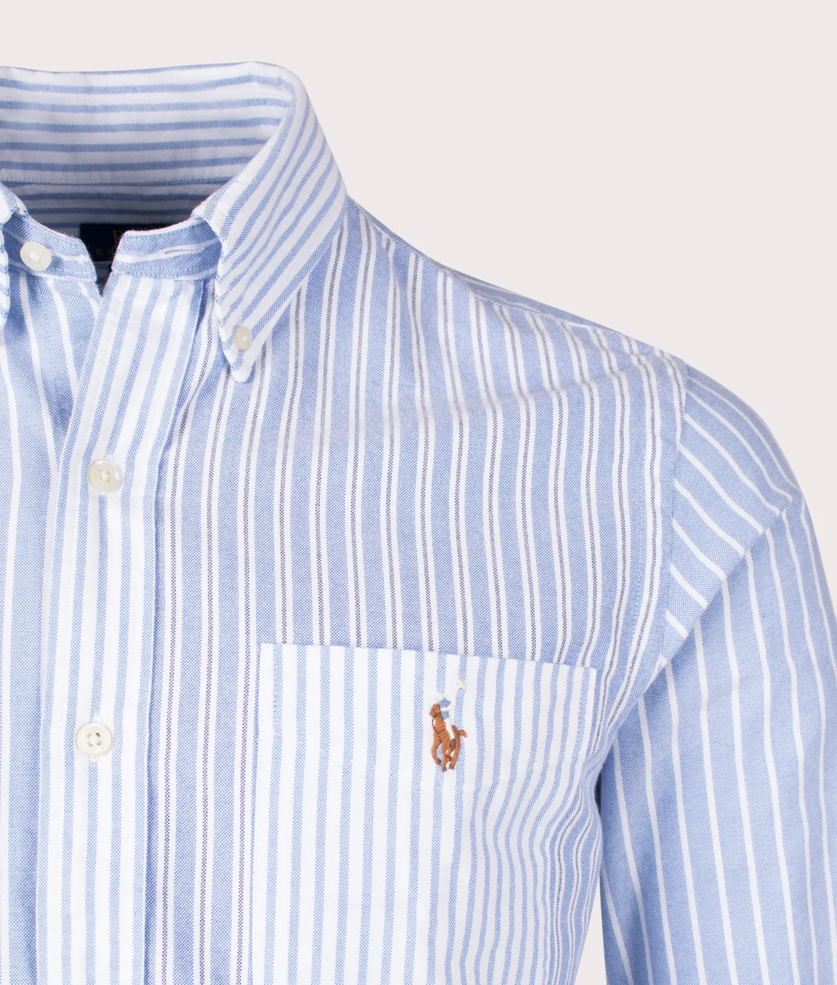 Custom Fit Striped Oxford Fun Shirt