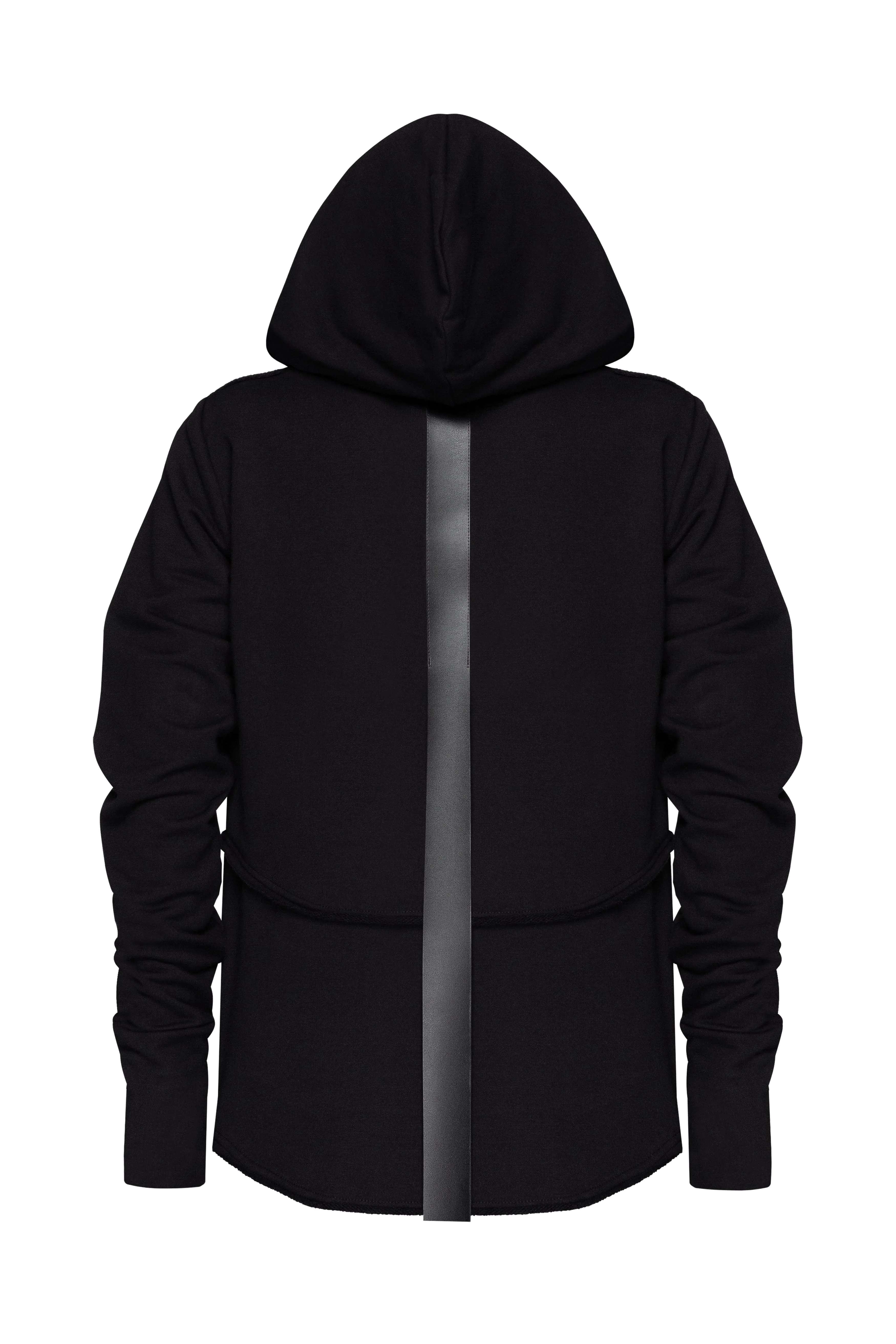 Cyberpunk Hooded Top with Straps