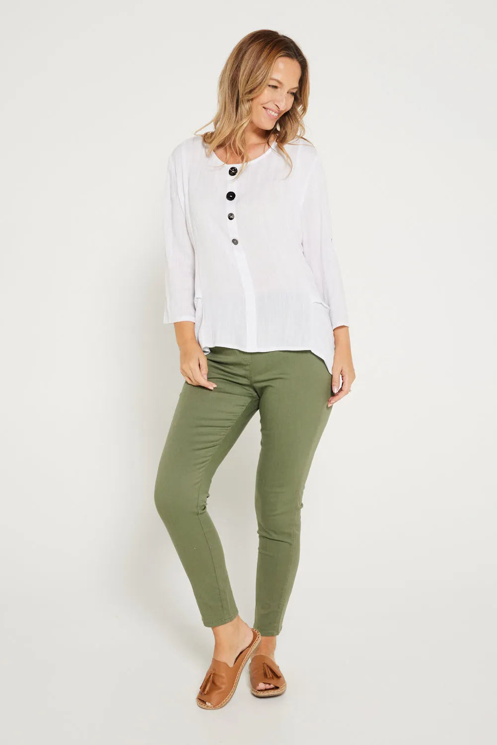 Denver Jeggings - Khaki