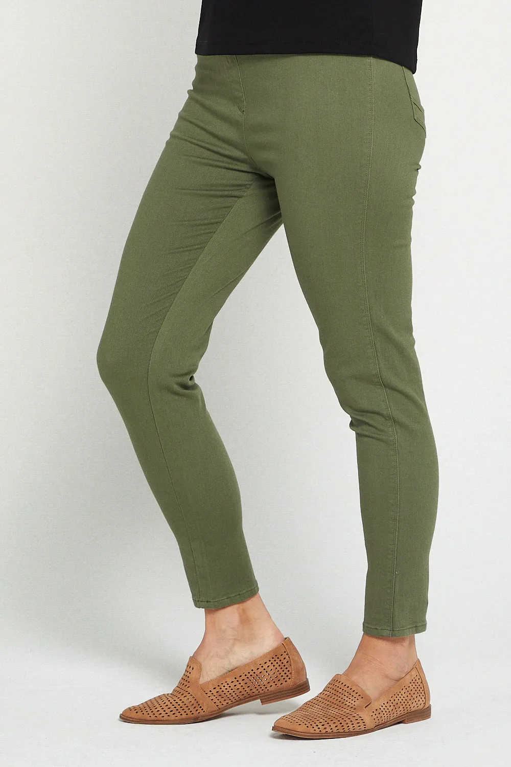 Denver Jeggings - Khaki