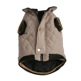 Dog Doble face Vest Military Green/Beige