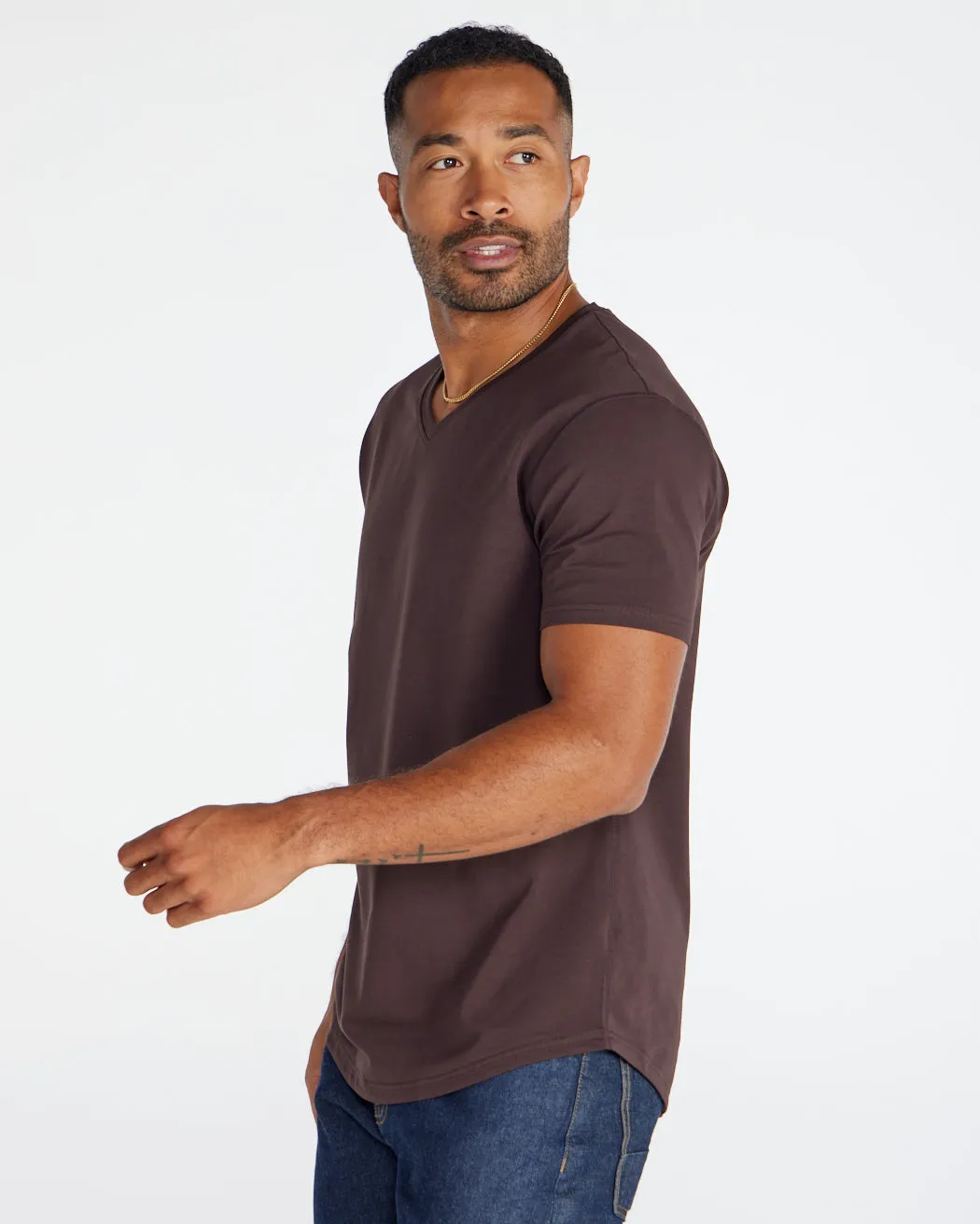 Drop-Cut V-Neck: LUX <!-- Size M -->