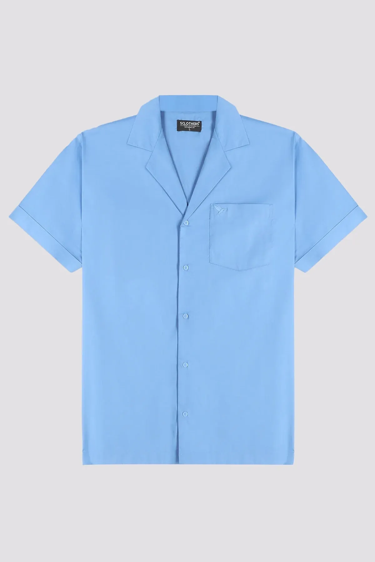 Dusk Blue Casual Resort Shirt - A24 - MS0057R