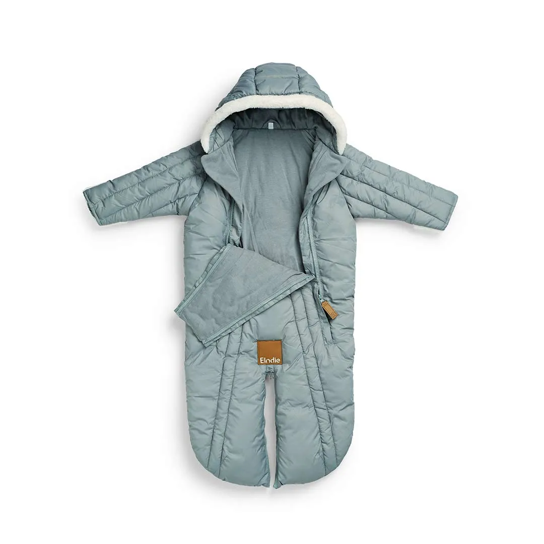 Elodie Details Baby Overall Pramsuit - Pebble Green