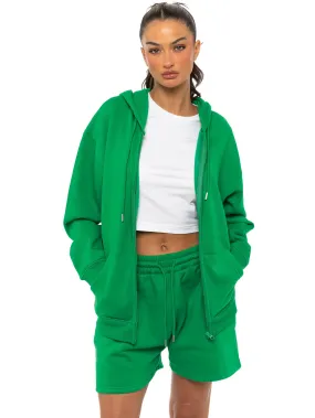 Enzo | Womens Oversized Zipped Hoodie