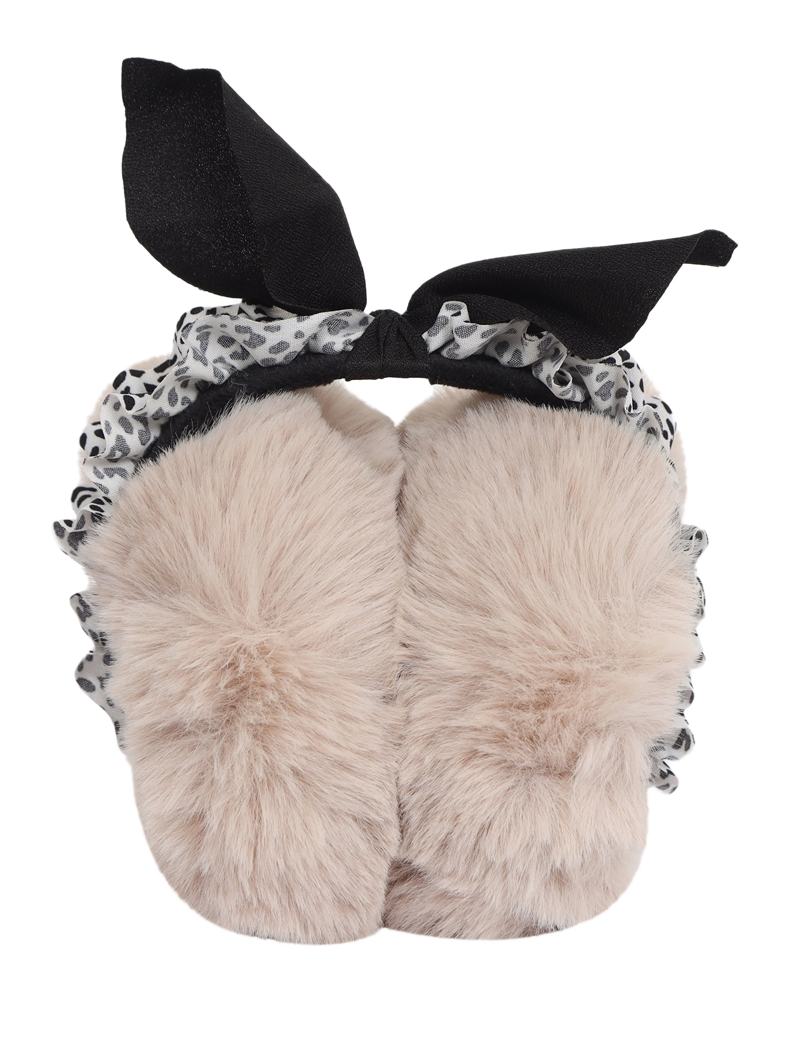 FabSeasons Foldable Ear Muffs for Girls & Women - Winter Ear Warmers with headband - Soft & Warm Earmuffs - Winter Ear Covers