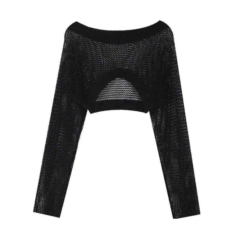 Fashionkova Maxine Knitted Crop Top