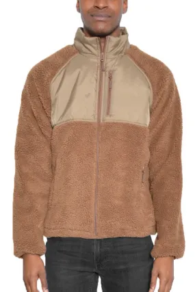 FULL ZIP SHERPA FLEECE JACKET