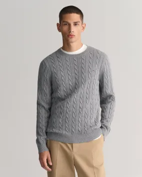 GANT Cotton Cable Crew Neck