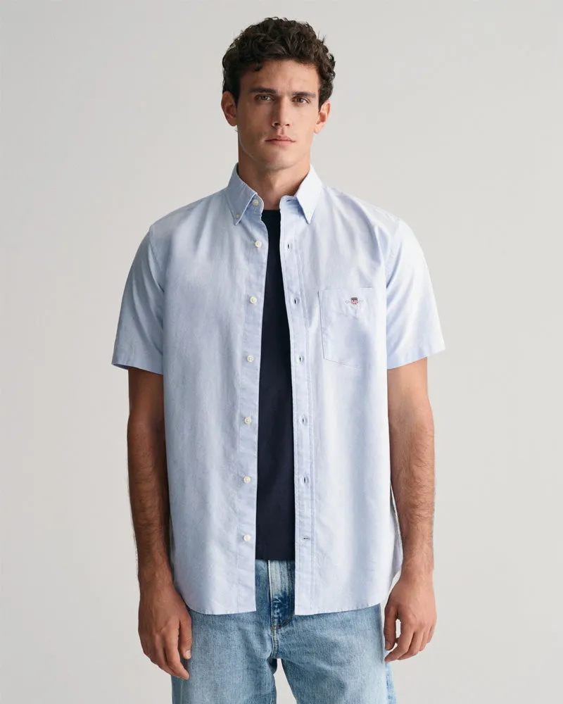 Gant Regular Fit Oxford Short Sleeve Shirt