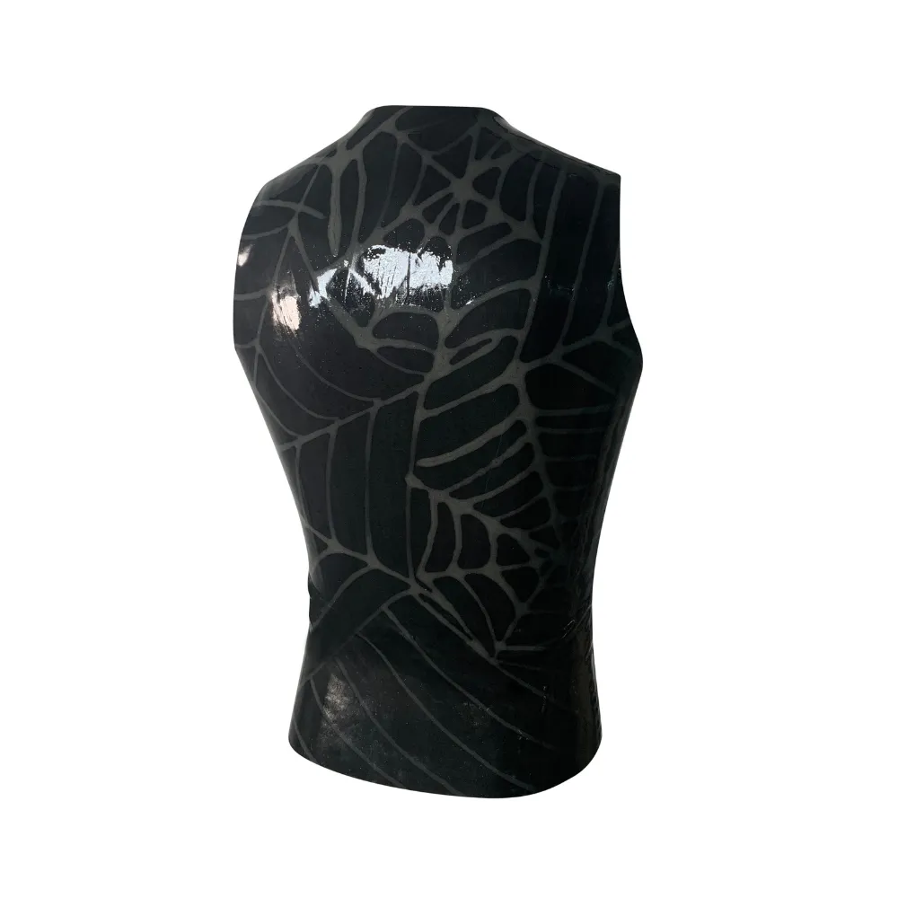 Glow Spider Web Print Muscle Tee READY TO SHIP