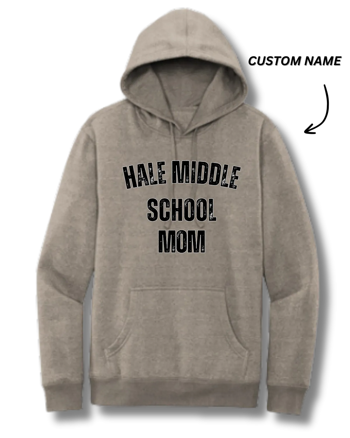 Hale Middle School MOM Unisex Fleece Hoodie (DT6100)