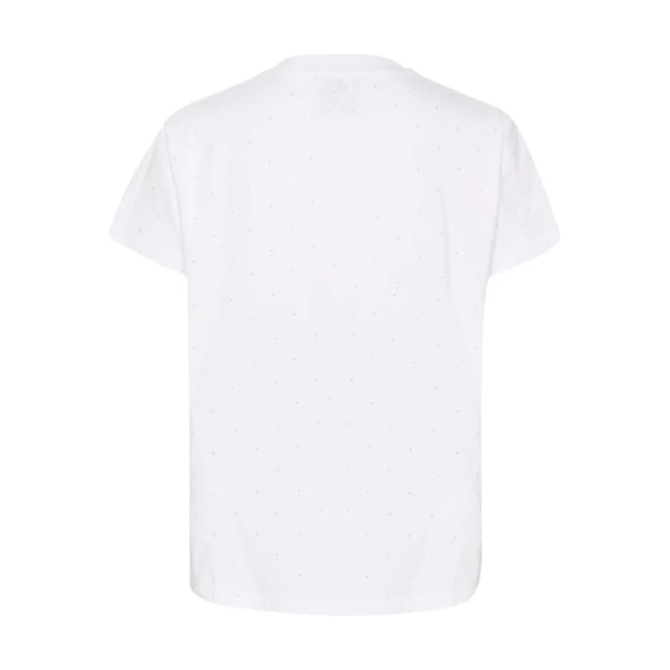 HanneMW Rhinestone T-Shirt White