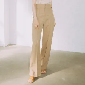 High waist ribbon pants