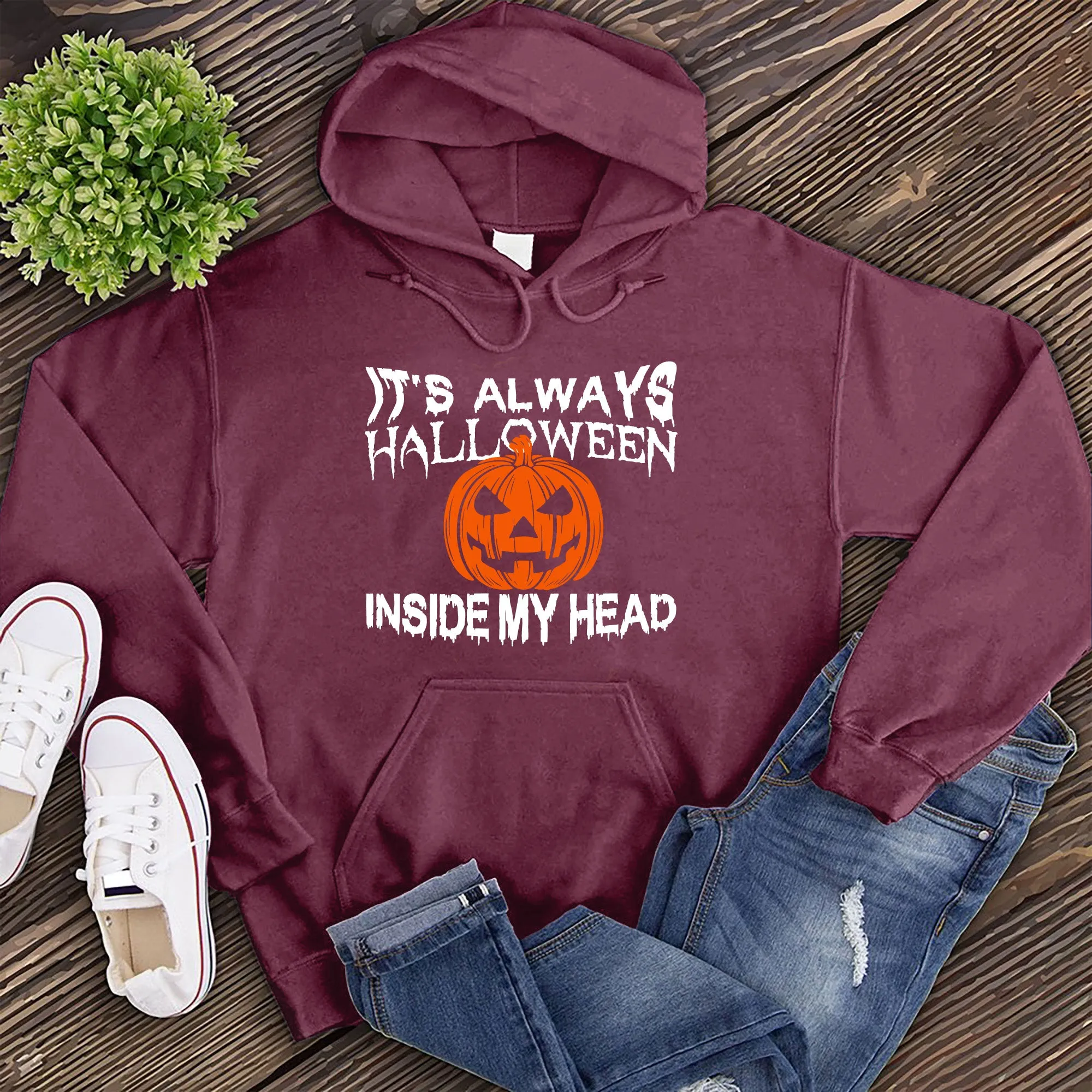 It's Always Halloween Inside My Head Hoodie