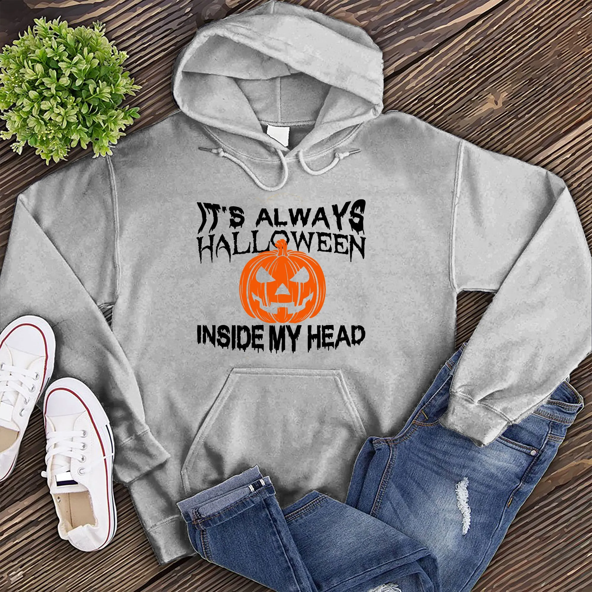 It's Always Halloween Inside My Head Hoodie