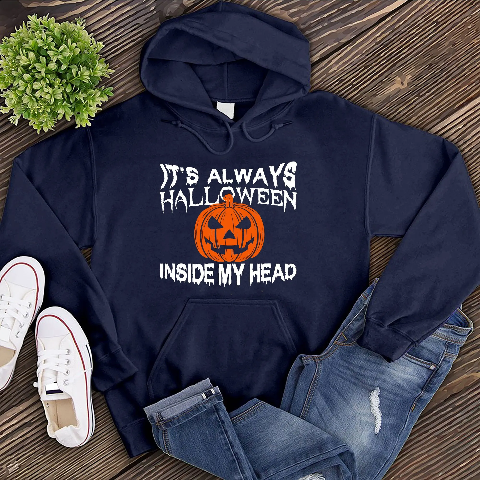 It's Always Halloween Inside My Head Hoodie