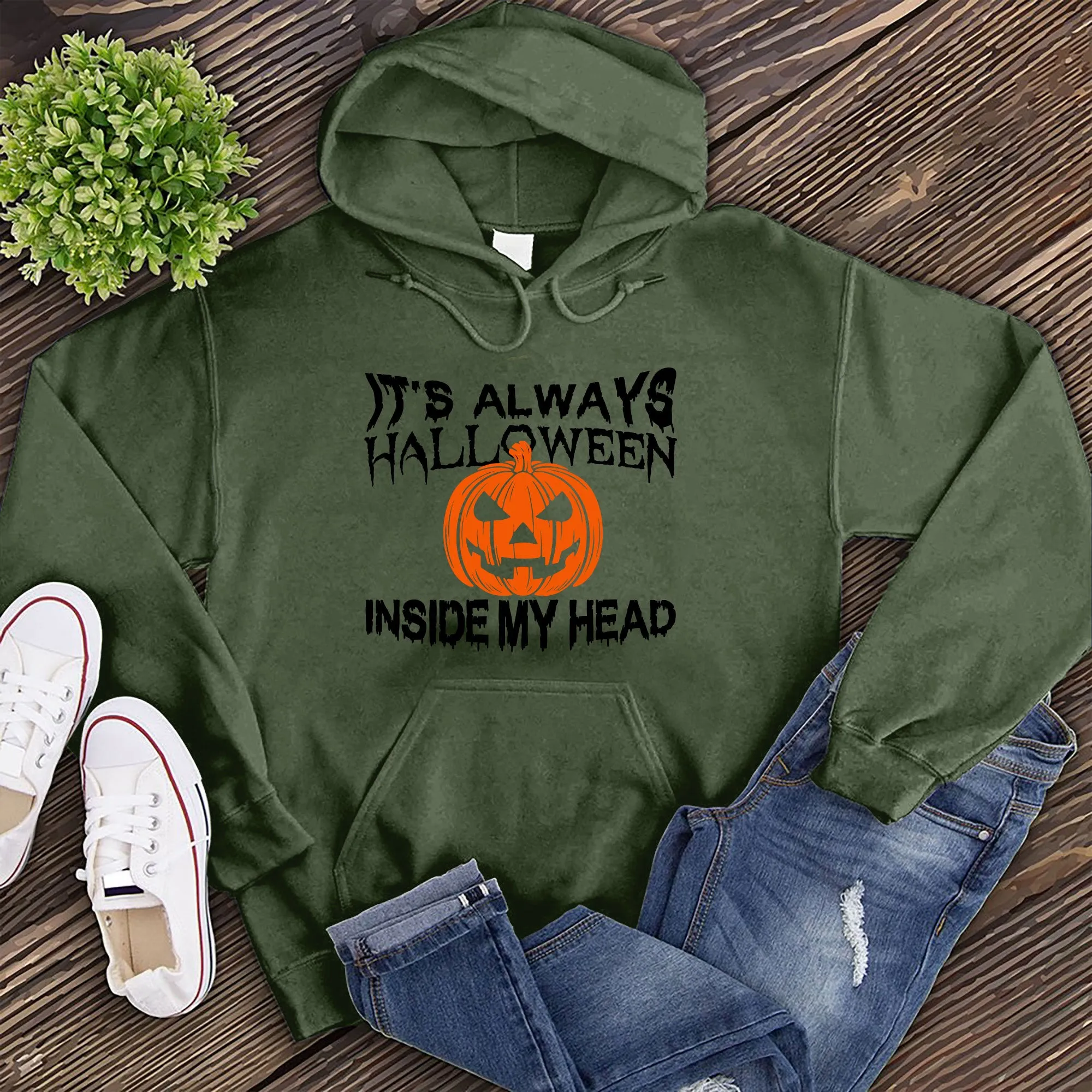 It's Always Halloween Inside My Head Hoodie