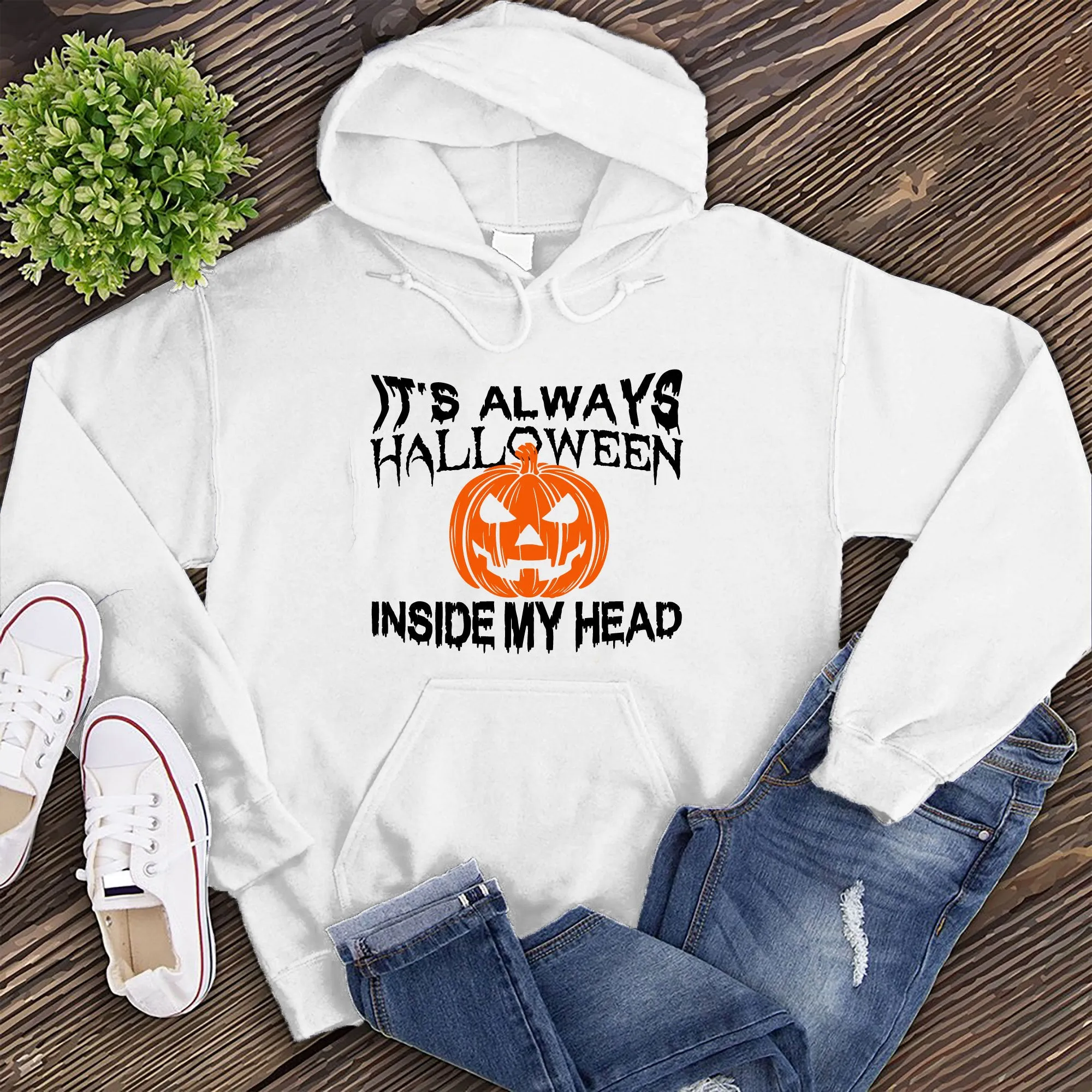 It's Always Halloween Inside My Head Hoodie